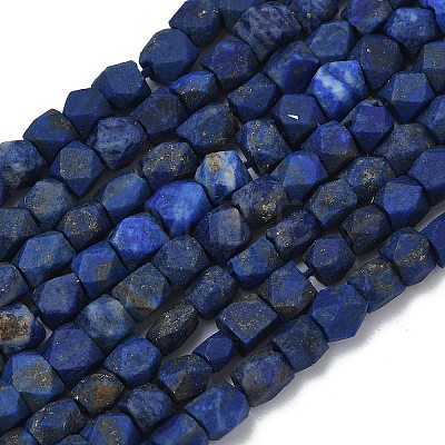 Natural Afghan Lapis Lazuli Beads Strands G-K365-H01-01-1