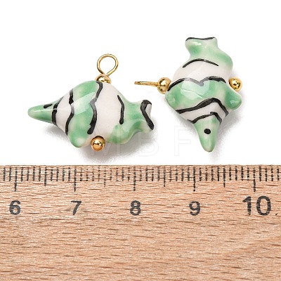 Handmade Porcelain Pendants PR-CBAC347-08F-1