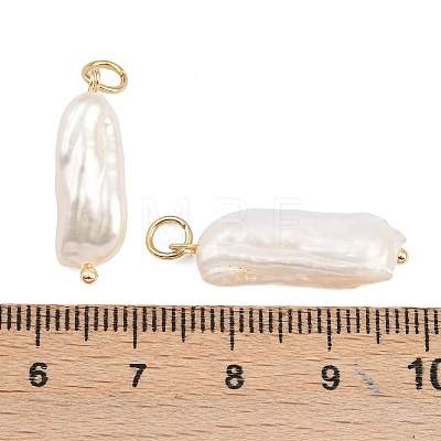 Baroque Natural Keshi Pearl Pendants PALLOY-JF04389-02-1