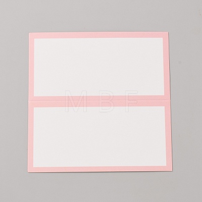 Paper Blank Place Cards for Wedding DIY-WH0899-883B-1