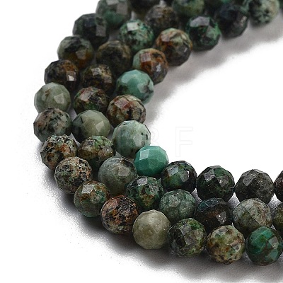 Natural African Turquoise(Jasper) Beads Strands G-G140-A11-03-1