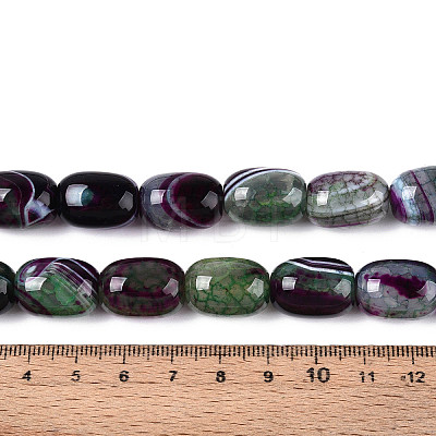 Natural Agate Beads Strands G-N356-02A-03-1
