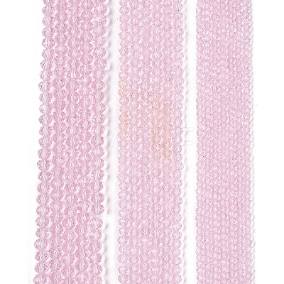 Glass Beads Strands EGLA-A044-T4mm-D10-1