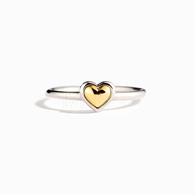 Heart 925 Sterling Silver Finger Rings for Women FS-WG1734C-04-1