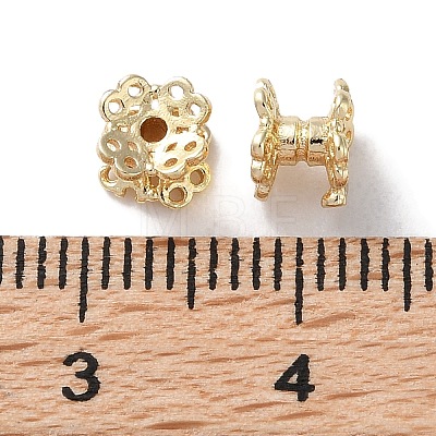 Rack Plating Brass Spacer Beads KK-F090-18LG-1