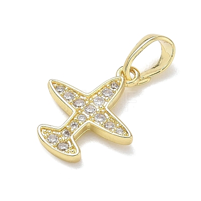 Brass with Crystal Rhinestone Pendants RB-CBA6830-08G-1