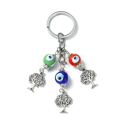 Alloy Tree of Life Pendant Keychain KEYC-JKC00540-02-1