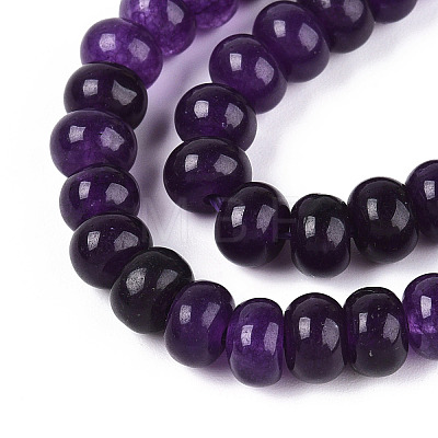 Dyed Natural White Jade Beads Strands G-T139-59A-03-1