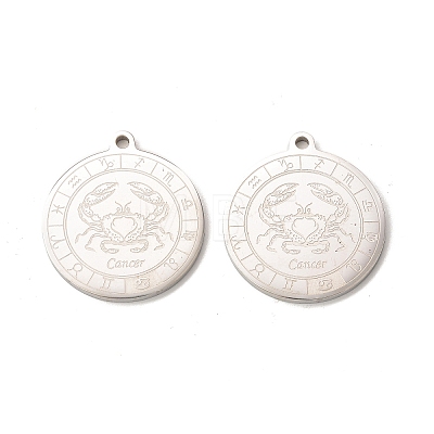 Non-Tarnish 304 Stainless Steel Pendants STAS-A074-03L-P-1