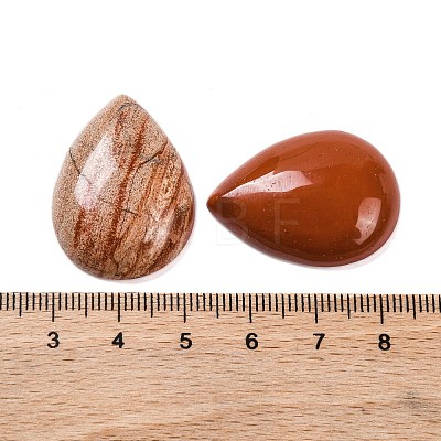 Natural Red Jasper Cabochons G-B085-03B-06-1