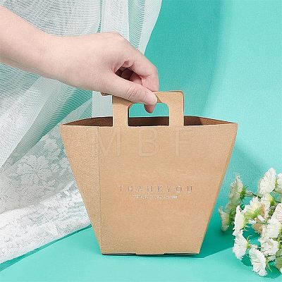  Rectangle Foldable Creative Kraft Paper Gift Bag CON-NB0001-86-1