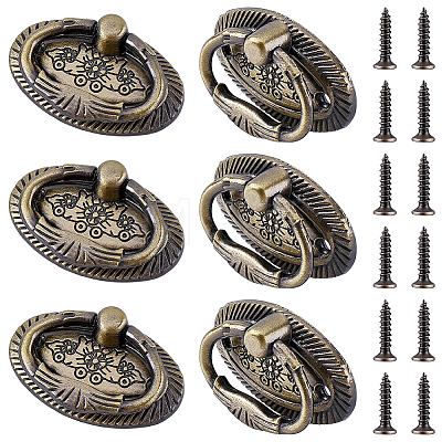 Zinc Alloy Cabinet Drawer Handle FIND-WH0367-100AB-1