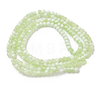 Crackle Glass Beads Strands GLAA-U001-4mm-09-1