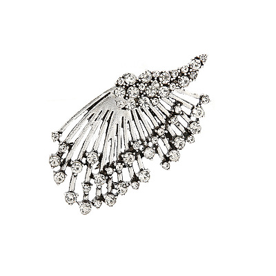 Alloy & Rhinestone Stud Earrings WG885AD-01-1