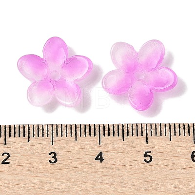 Transparent Spray Paint Glass Beads GLAA-Z011-07C-1