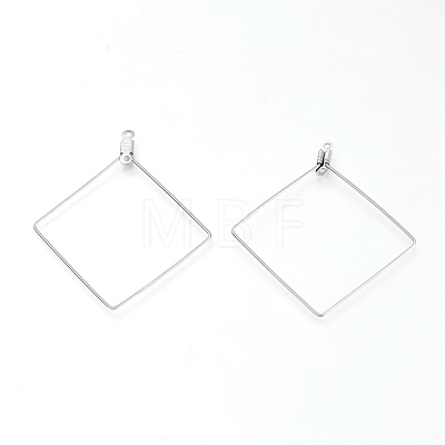 Non-Tarnish 304 Stainless Steel Pendants STAS-L232-106P-1