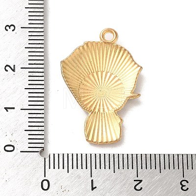 Alloy Enamel Pendants ENAM-R147-12B-G-1