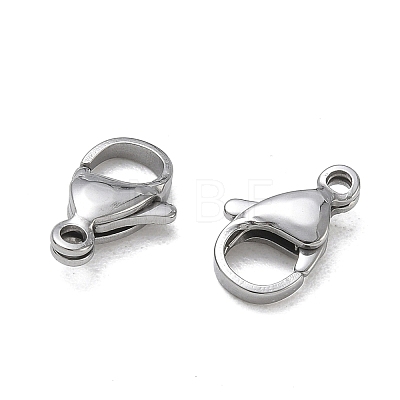 304 Stainless Steel Lobster Claw Clasps SA-CBAF1D5-25P-C-1