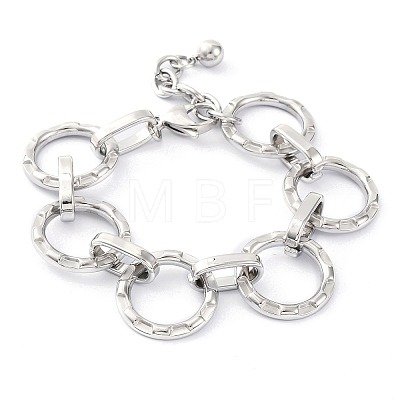 304 Stainless Steel Bracelet for Women BJEW-U009-03P-1