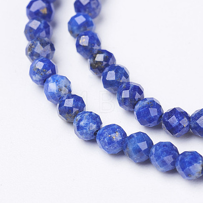 Natural Lapis Lazuli Beads Strands X-G-D165-B-2mm-1