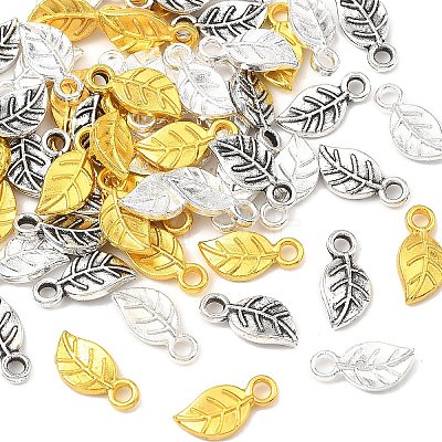 60Pcs 3 Colors Tibetan Style Alloy Charms FIND-YW0012-15-1