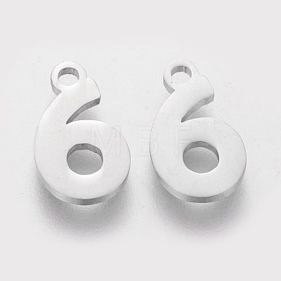 201 Stainless Steel Charms STAS-Q201-T408-6-1