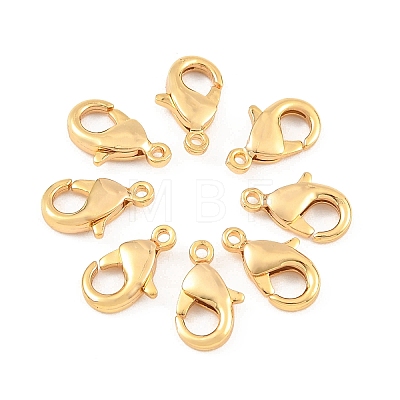 SHEGRACE Brass Lobster Claw Clasps XGR0010G-04G-1