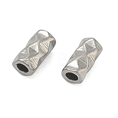 304 Stainless Steel Tube Beads STAS-Z192-07P-01-1