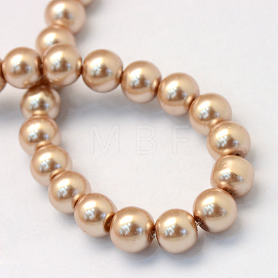 Baking Painted Glass Pearl Bead Strands X-HY-Q003-3mm-11-1