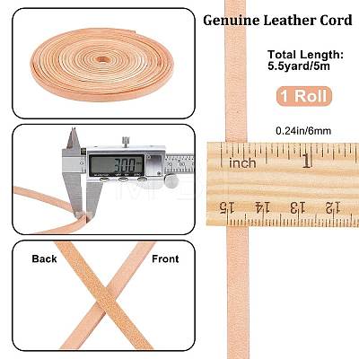 Gorgecraft Flat Cowhide Leather Cord WL-GF0001-09C-03-1
