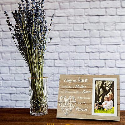 MDF Photo Frame DJEW-WH0036-007-1