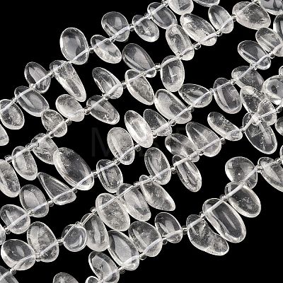 Natural Quartz Crystal Beads Strands G-P604-A22-01-1