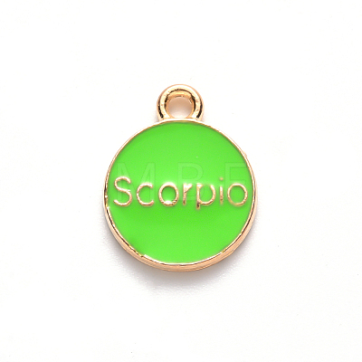 Alloy Enamel Pendants LS-ENAM-S124-01B-06L-1