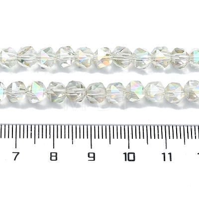 Electroplate Glass Beads EGLA-L018-B-AB02-1