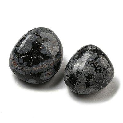 Natural Snowflake Obsidian Beads G-G123-04-1