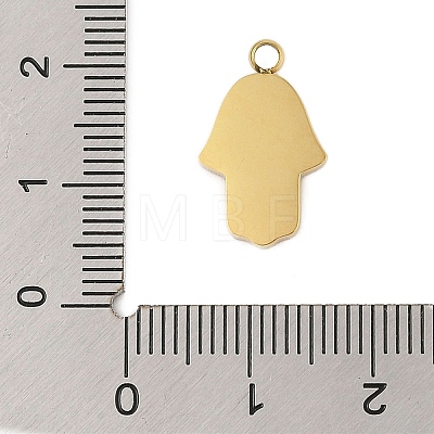 304 Stainless Steel Enamel Pendants STAS-P377-11G-B-1