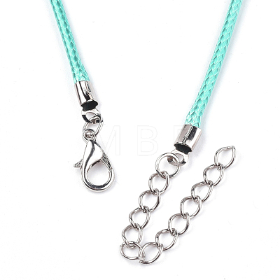 Waxed Cord Necklace Making NCOR-T001-12-1