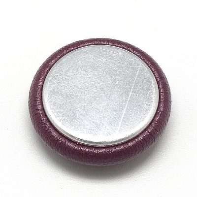 Imitation Leather Covered Cabochons X-WOVE-S084-05D-1