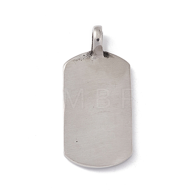 304 Stainless Steel Manual Polishing Pendants STAS-G267-07AS-1