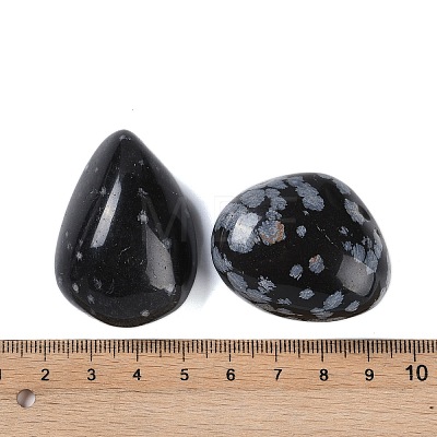 Natural Snowflake Obsidian Beads G-C140-07-1