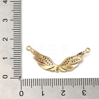 Brass Micro Pave Cubic Zirconia Pendants KK-F865-20G-1