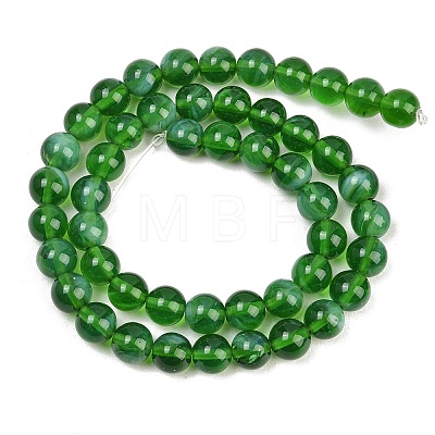 Handmade Lampwork Beads Strand LAMP-B056-8mm-16-1