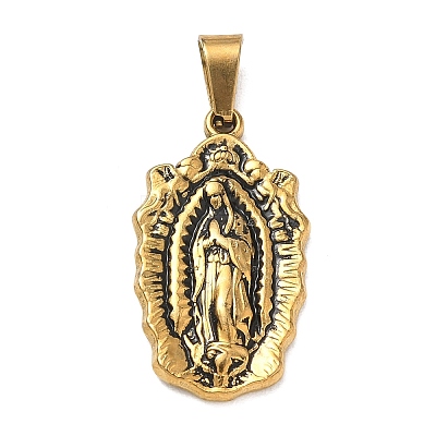 Religion 304 Stainless Steel Pendants STAS-H264-13F-AG-1