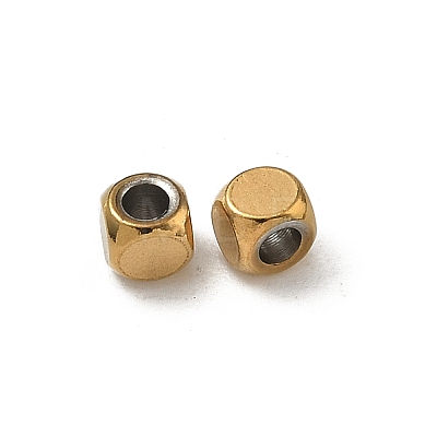 304 Stainless Steel Beads STAS-P448-03A-G-1