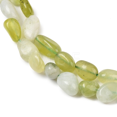 Natural Xiuyan Jade Beads Strands G-A284-A04-02-1