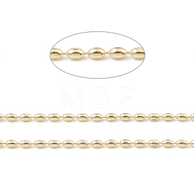 Brass Oval Ball Chains CHC-M025-60G-1