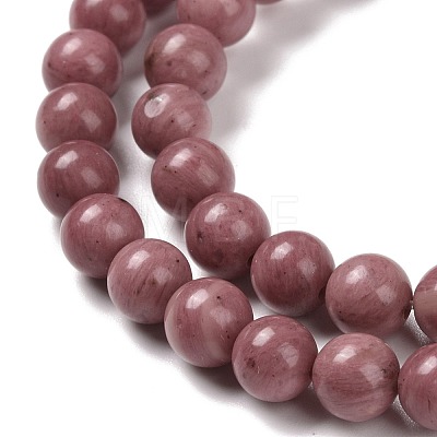 Grade A Natural Rhodonite Beads Strands G-E571-23A-1