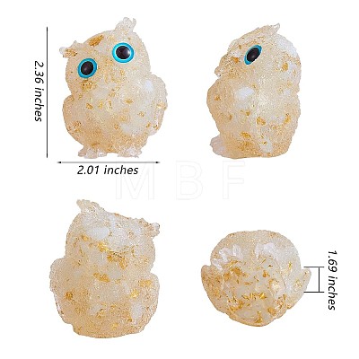 Crystal Owl Figurine Collectible JX545E-1