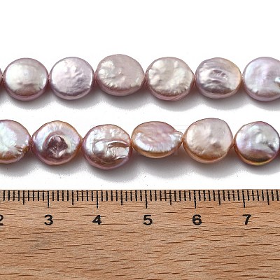 Natural Baroque Keshi Pearl Beads Strands PEAR-P064-08F-05F-1