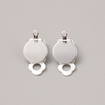 Iron Clip-on Earring Finding FIND-WH0152-540S-1